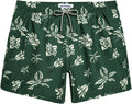 Mens Swim Trunks 5" Quick Dry Beach Shorts Bathing Suits with Mesh Lining Pockets
