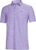 Golf Shirts for Men - Dry Fit Short-Sleeve Polo, Athletic Casual Collared T-Shirt